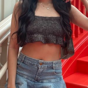 zara brown knit crop tank

♡ worn once